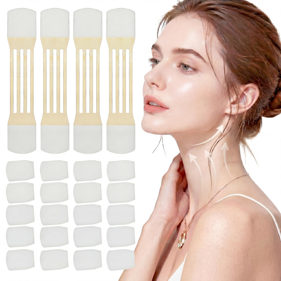 Snifflink front packaging showing 40-piece beige neck tape and branding, reliable event-ready look
