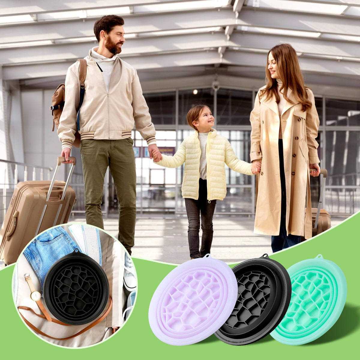 Snipeup with included headband and loop demonstrating ready-to-use self-care kit