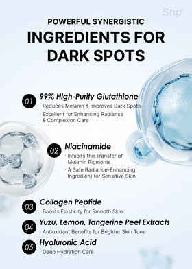 SNP label close-up showing key ingredients and usage directions