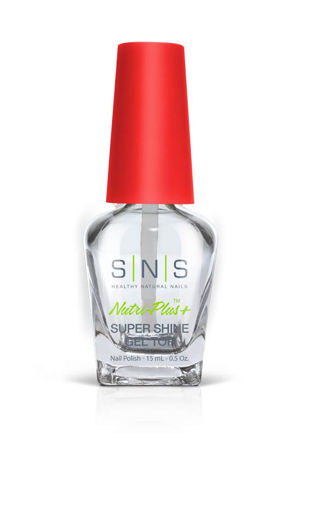SNS Healthy Natural Nails front label showing product name and benefits