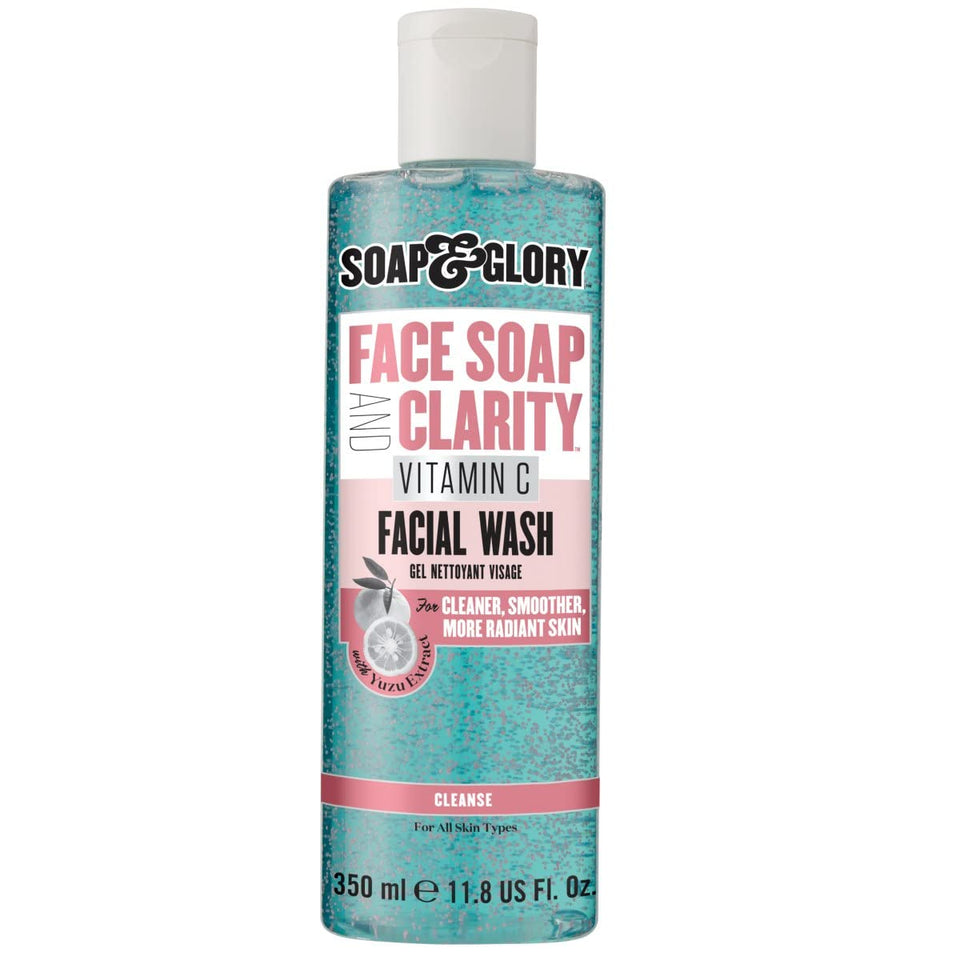 Soap & Glory front tube image showing product and brightening benefit