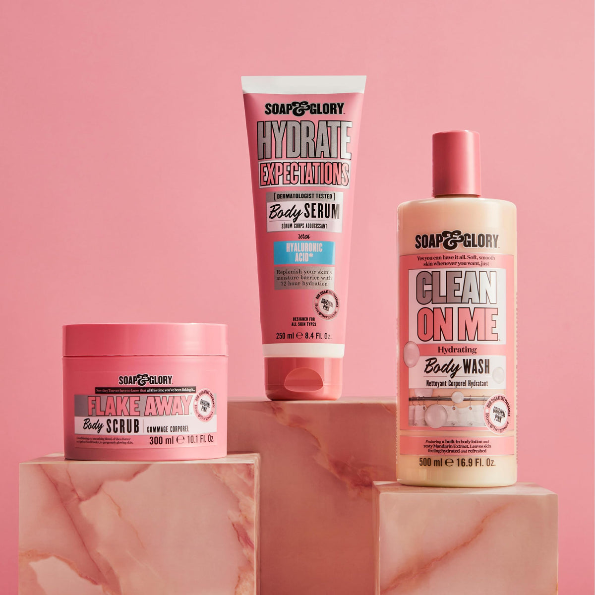 Soap & Glory application on arm illustrating smooth spread and immediate absorption