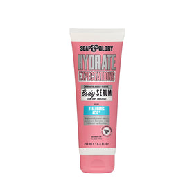 Soap & Glory front packaging showing bottle and label, highlighting fast absorption