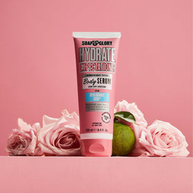 Soap & Glory lifestyle on bathroom shelf conveying everyday use and pleasant scent