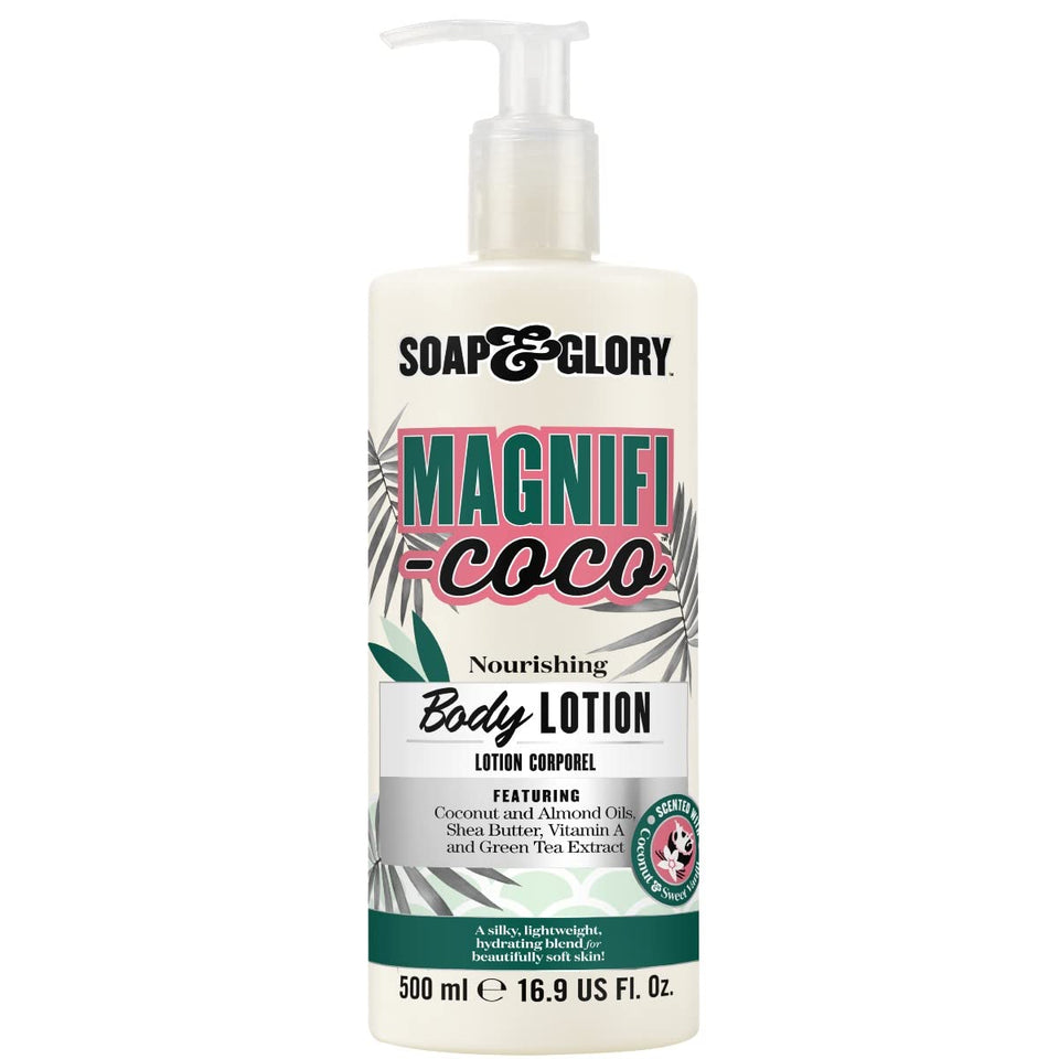 Soap & Glory front bottle showing product and size for easy identification