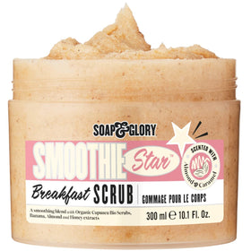 Soap & Glory texture close-up revealing sea salt and cupuaçu scrubs for visible exfoliation