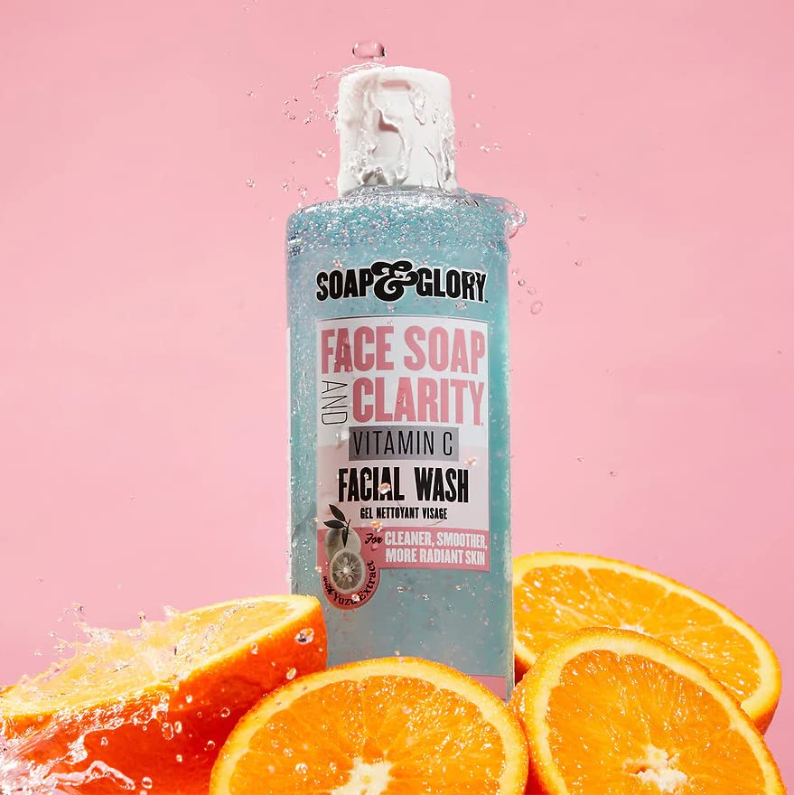 Soap & Glory back label and ingredients view for informed ingredient benefit