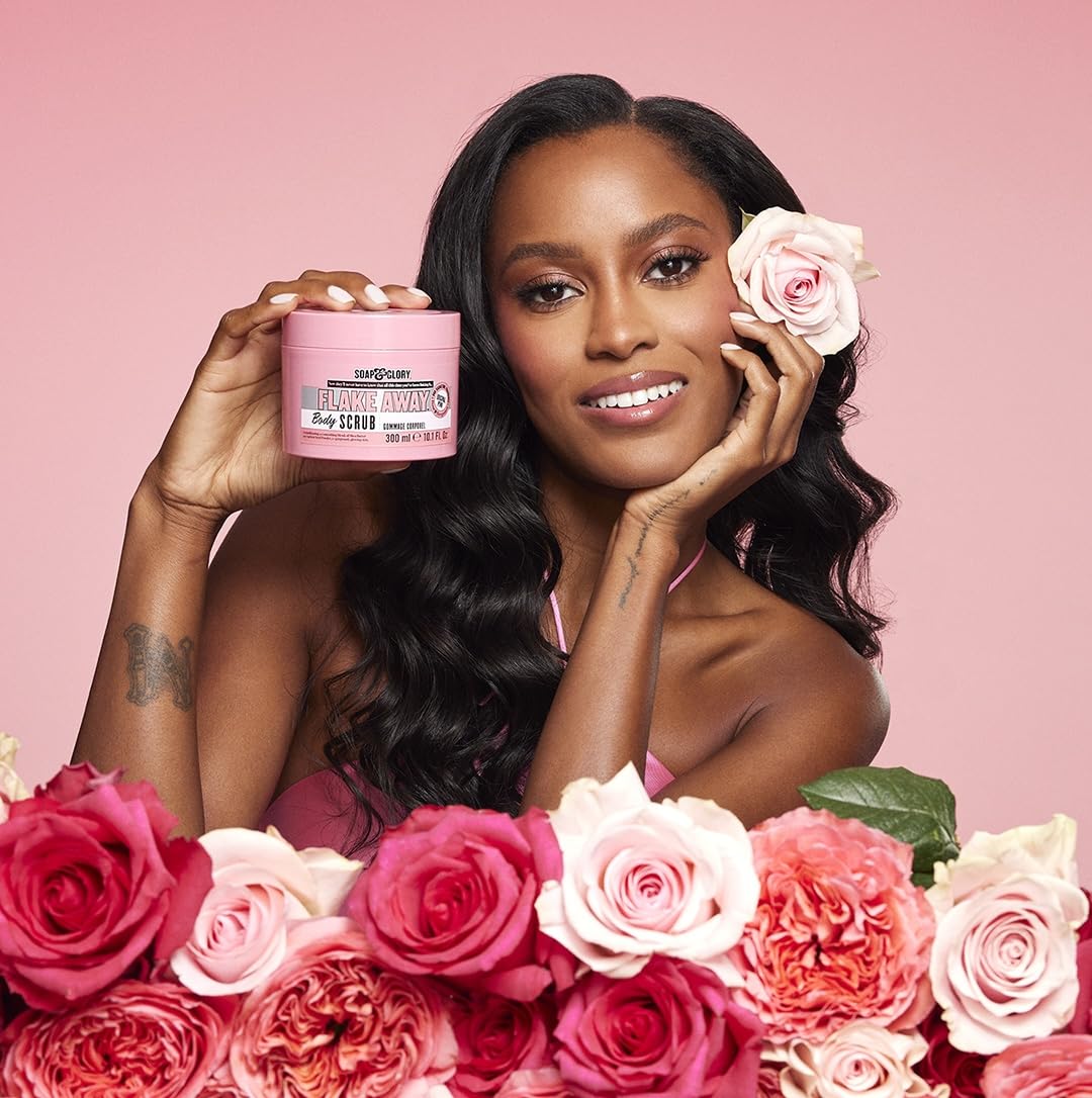 Soap & Glory tube cap detail demonstrating easy-open dispensing and mess-free use