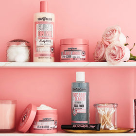 Soap & Glory being applied in morning routine to brighten complexion benefit