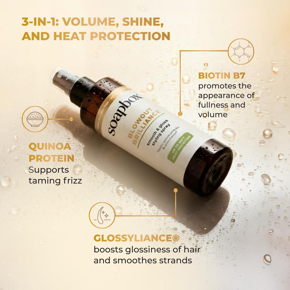 Soapbox bottle in hand to display 8 oz size and travel-friendly portability