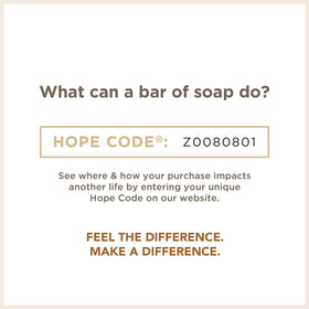 Side-by-side before and after hair using Soapbox showing improved shine and manageability