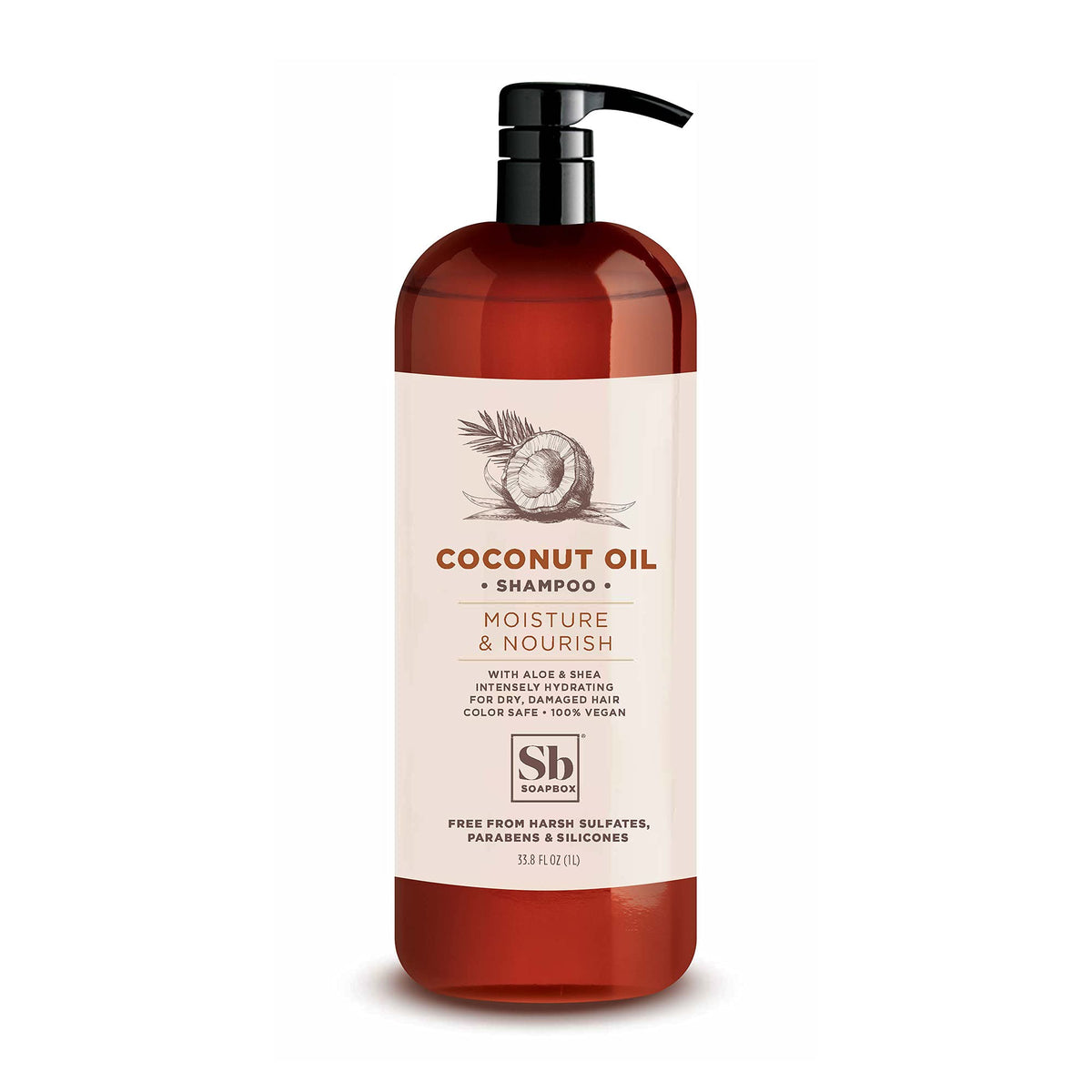 Soapbox front bottle shot showing clean packaging and hydration benefit