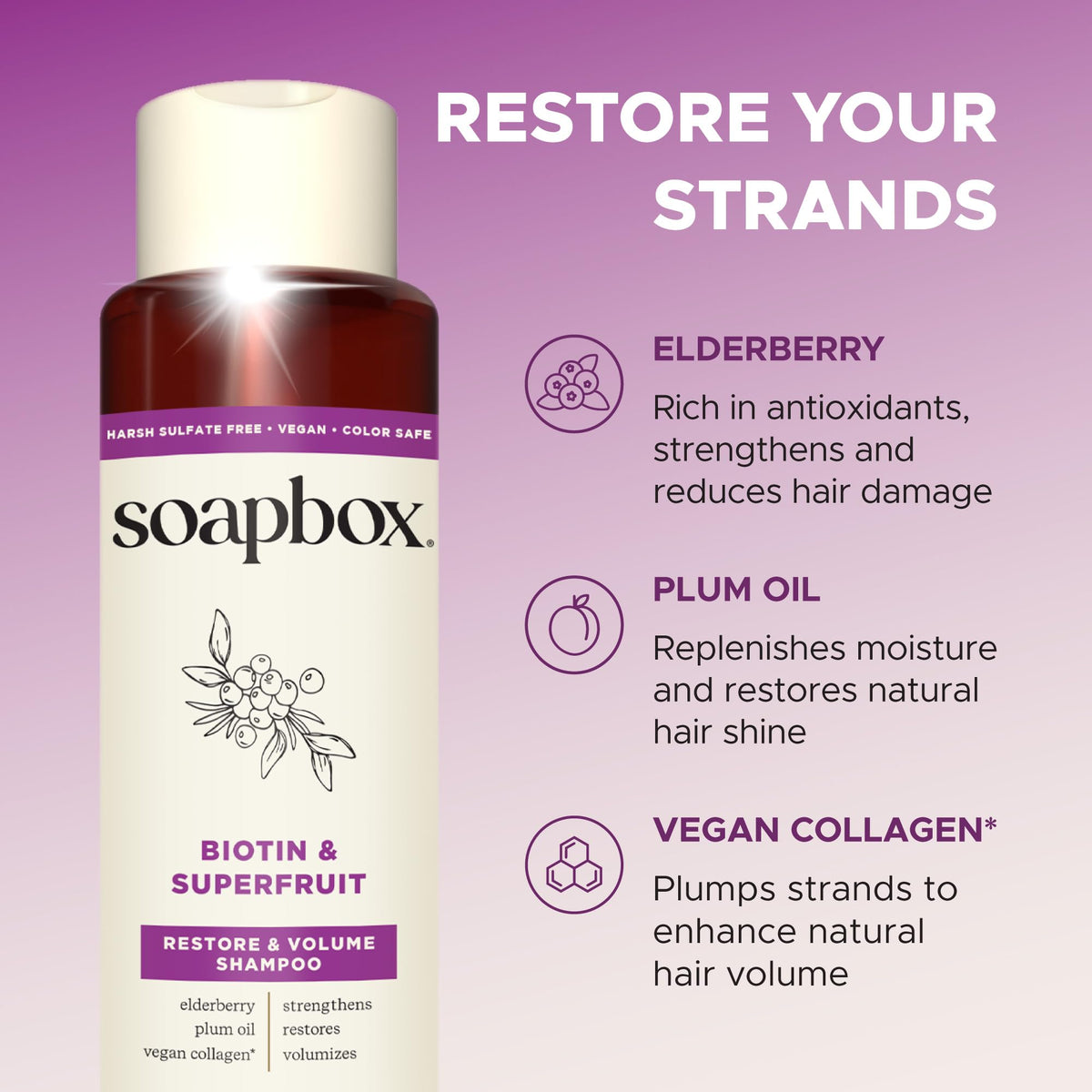 Soapbox conditioner creamy texture scoop for smooth detangling