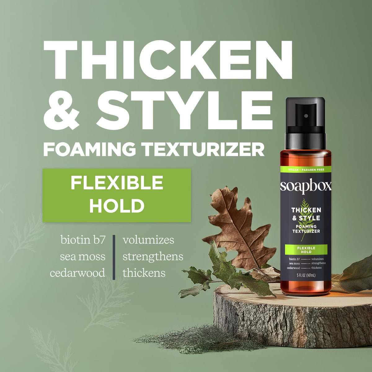 Soapbox foam dispensed on hand illustrating airy texture and easy spread
