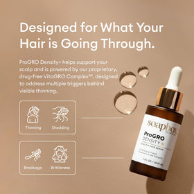 Soapbox ProGRO serum texture close-up illustrating lightweight feel