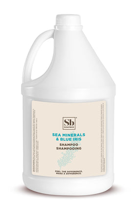 Soapbox front view of gallon shampoo showing brand and travel-friendly refill benefit