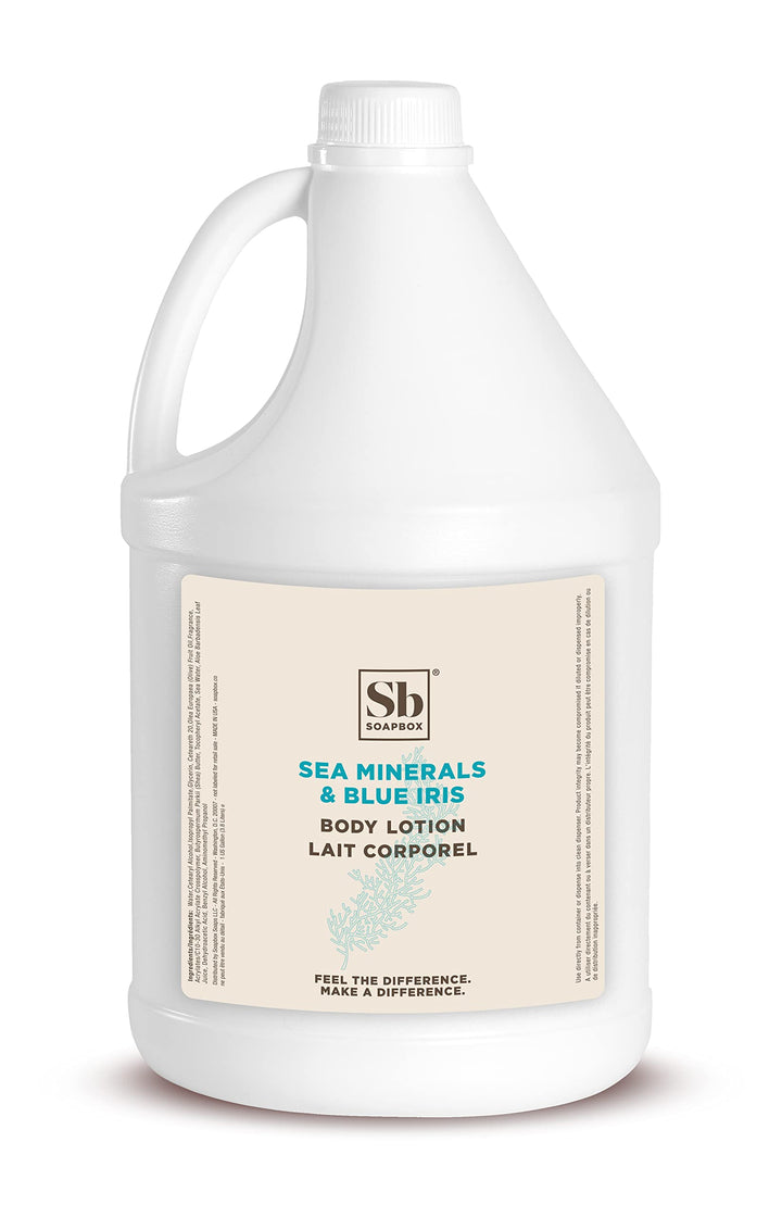 Soapbox front 1‑gallon bottle showing product label and clean design
