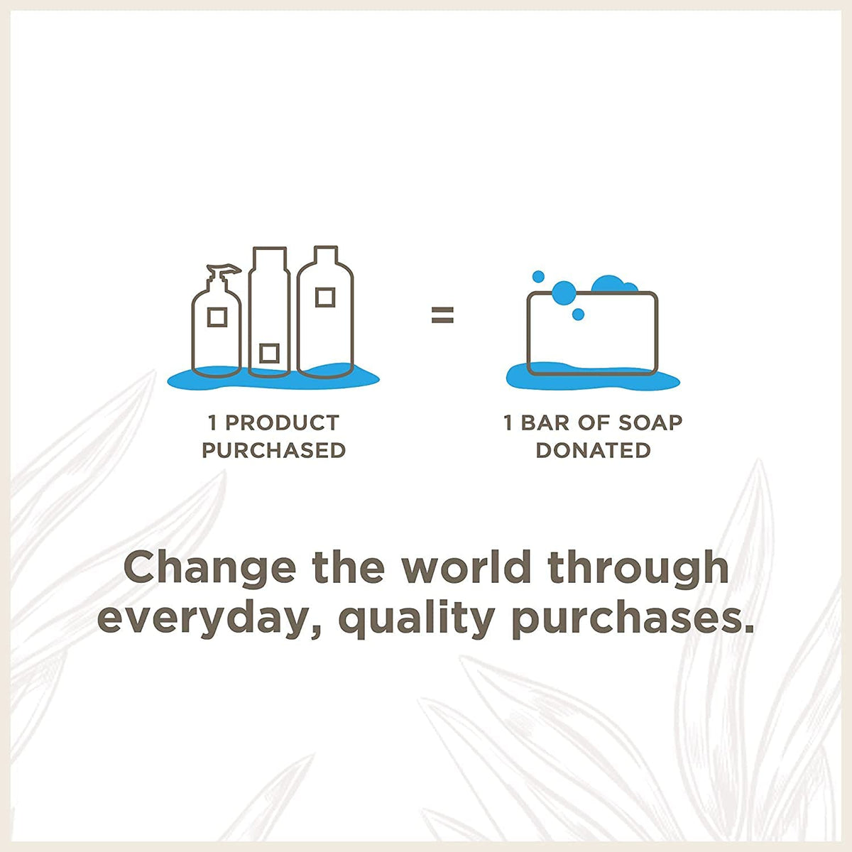 Soapbox gallon beside a travel bottle showing scale and cost-saving benefit