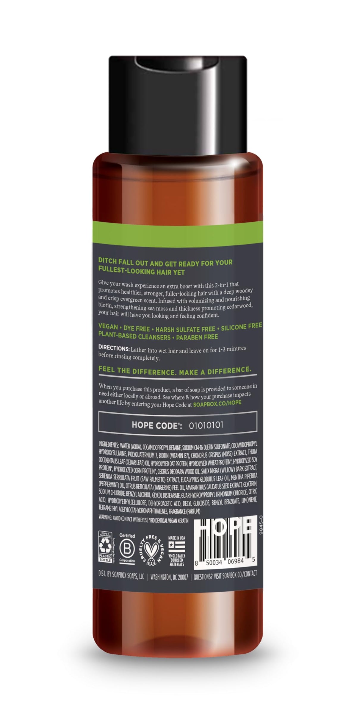 Soapbox in shower after workout showing quick clean and refresh benefit