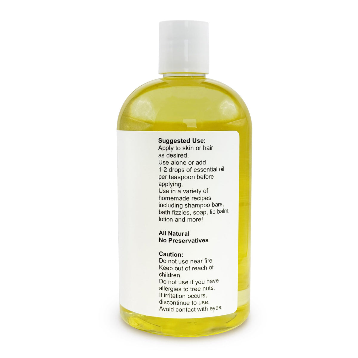 Soapeauty pouring meadowfoam oil from bottle illustrating control and purity