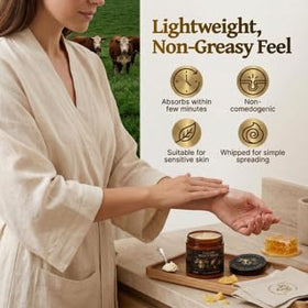 Soaps and Scent Company grass-fed tallow chunk ingredient showing nutrient-rich benefit