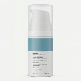 SoCalm lifestyle bathroom sink routine showing morning and night layering under SPF