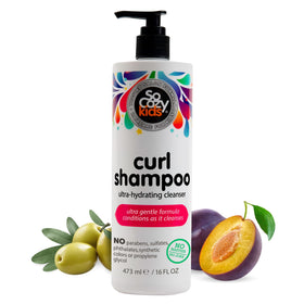 SoCozy front packaging showing bottle and gentle curl benefits