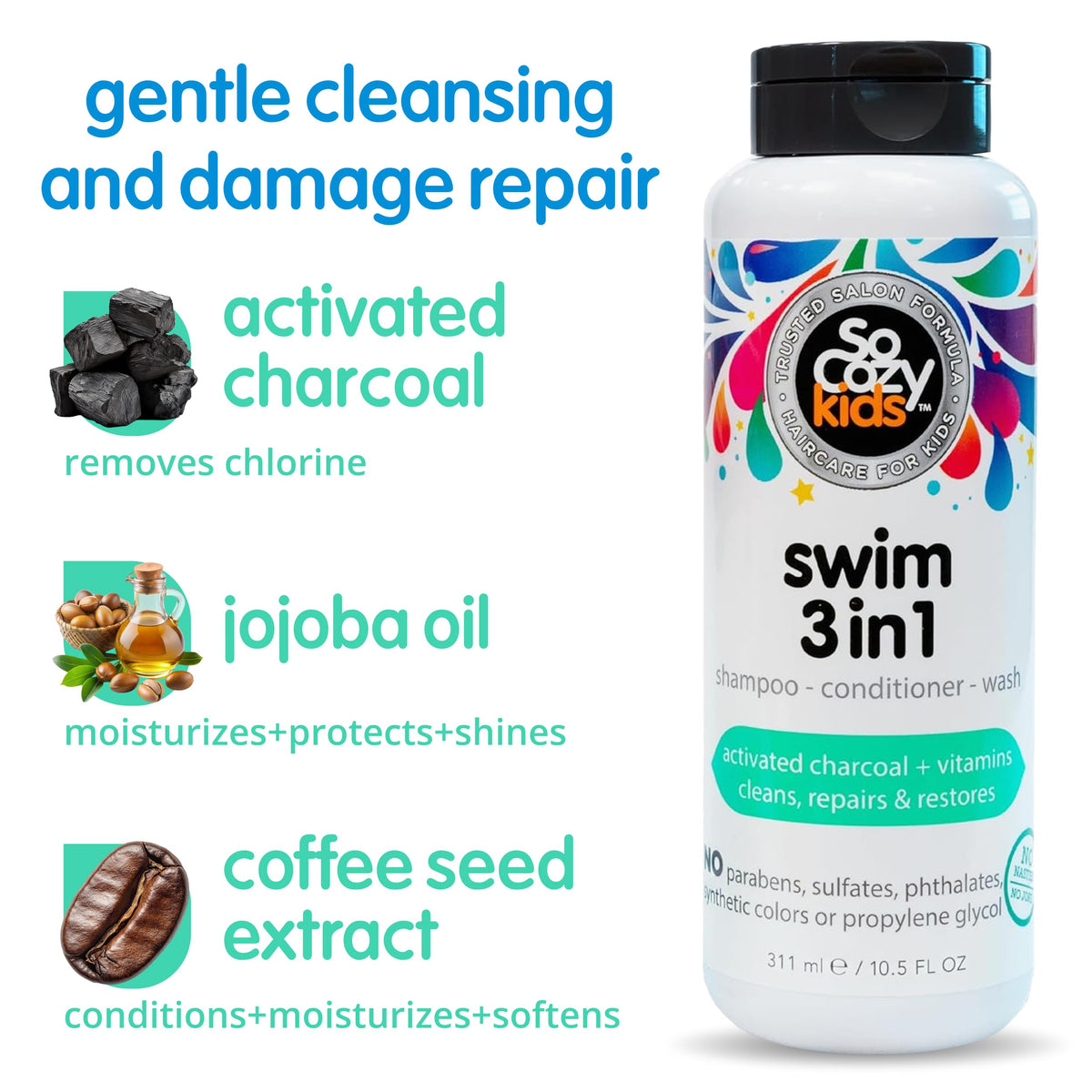 SoCozy pump dispensing into hand for easy one‑step wash