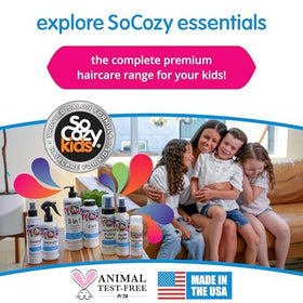 SoCozy bottle held in hand to show scale and travel-friendly size benefit