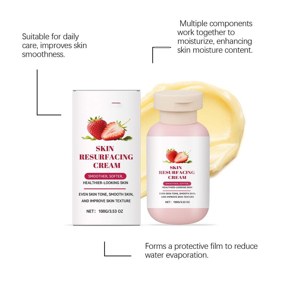 Soelegant ingredient label closeup revealing lactic acid and moisturizing components