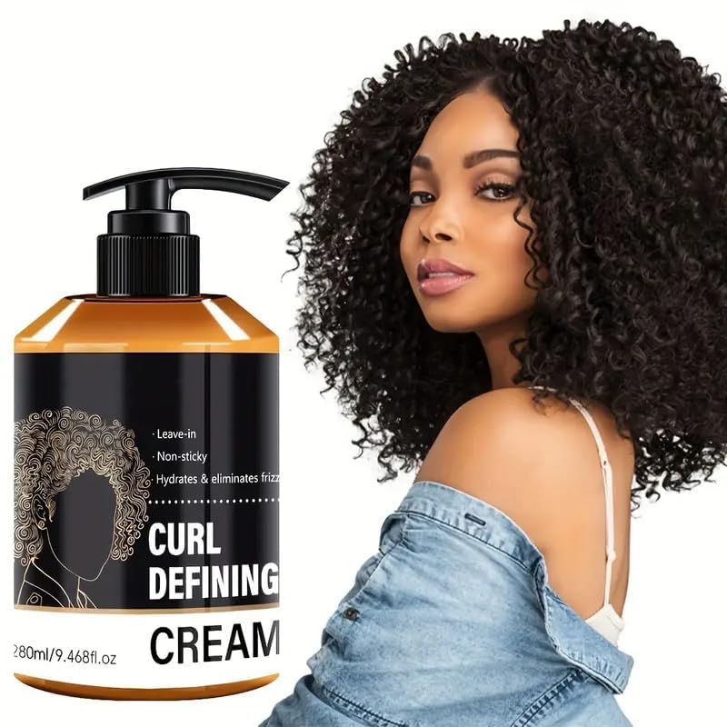 Soelegant product being applied to curls to show hydration and frizz control