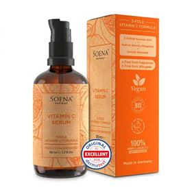 Soena front bottle showing label and product benefit