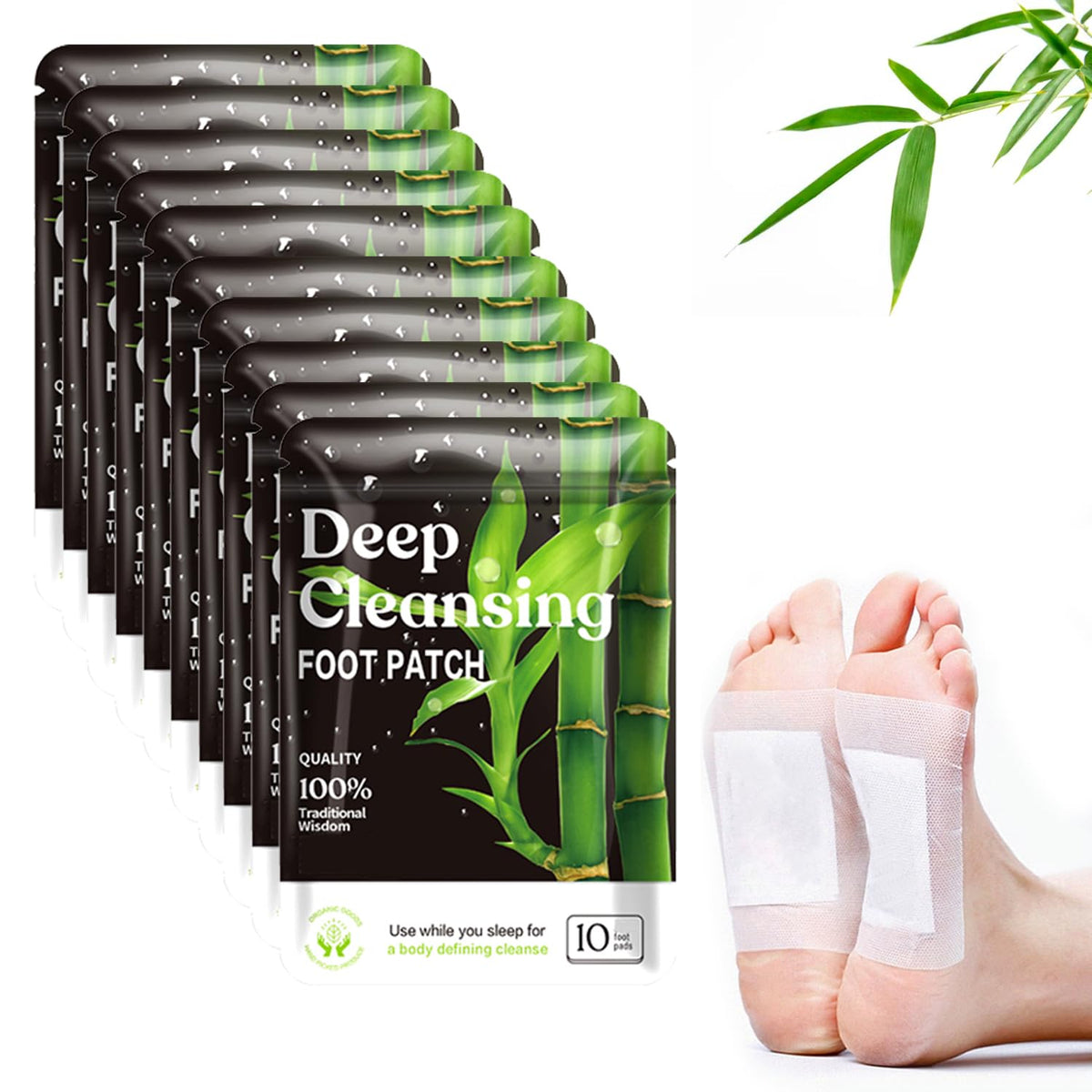 SOFFAIR front packaging showing 100 pads and product name, clear presentation benefit
