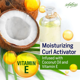 SOF N' FREE lotion texture close-up showing creamy lightweight formula for quick absorption