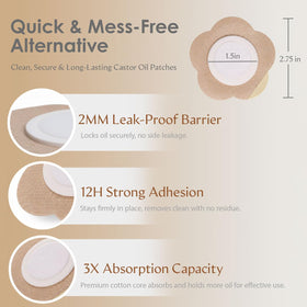 SOFOXYI adhesive backing detail showing secure, skin-friendly grip