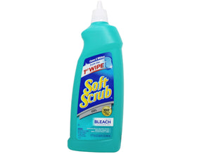 Soft Scrub front label showing product name and cleaning benefits