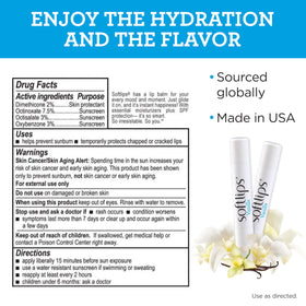 SoftLips vanilla tucked in purse pocket showing travel-ready hydration benefit