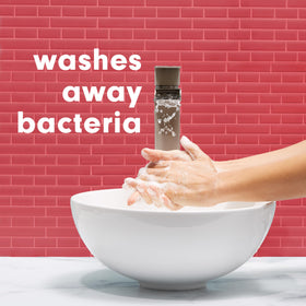Softsoap bottle label and ingredient list showing transparency benefit