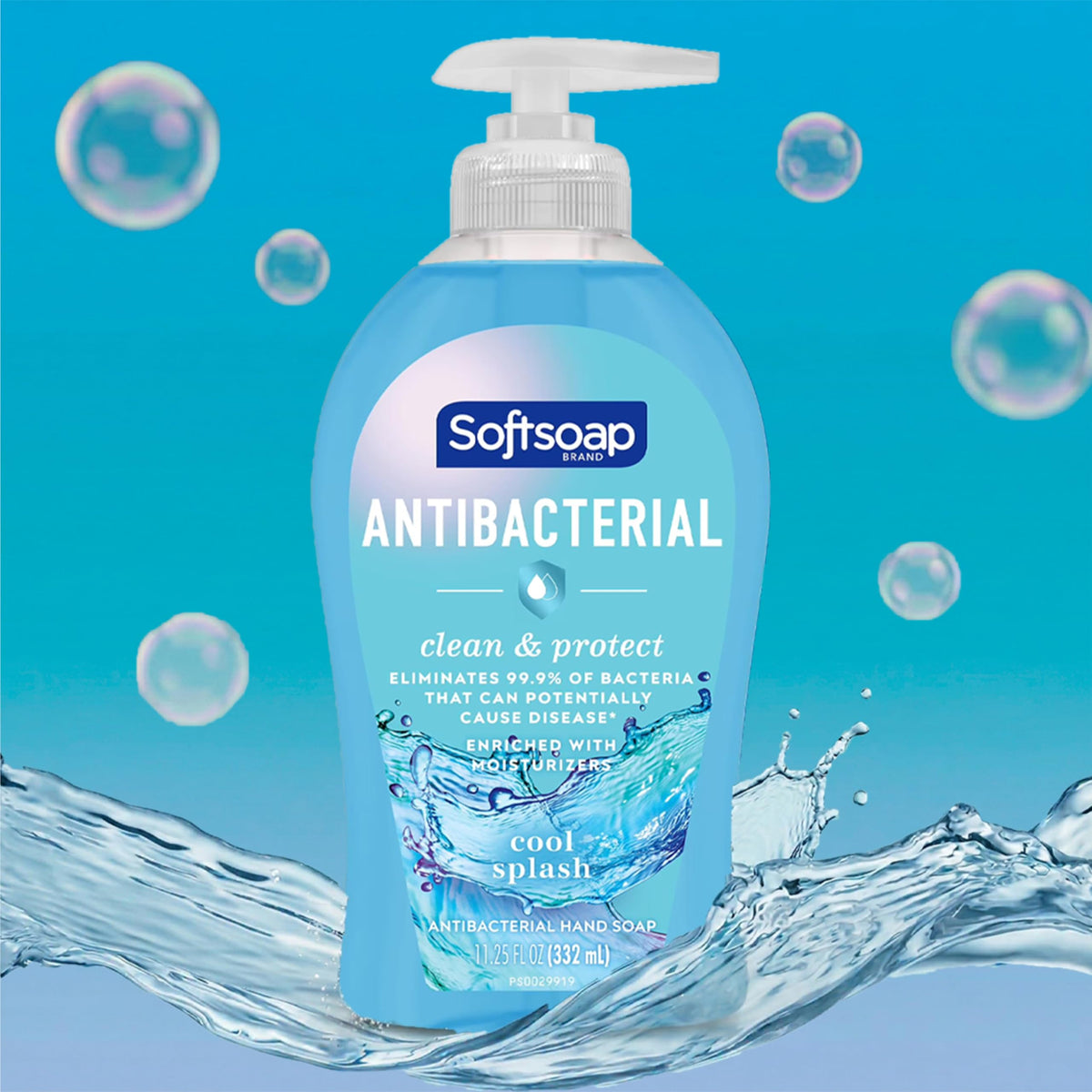 Softsoap ingredient and warning label clear for safe usage info