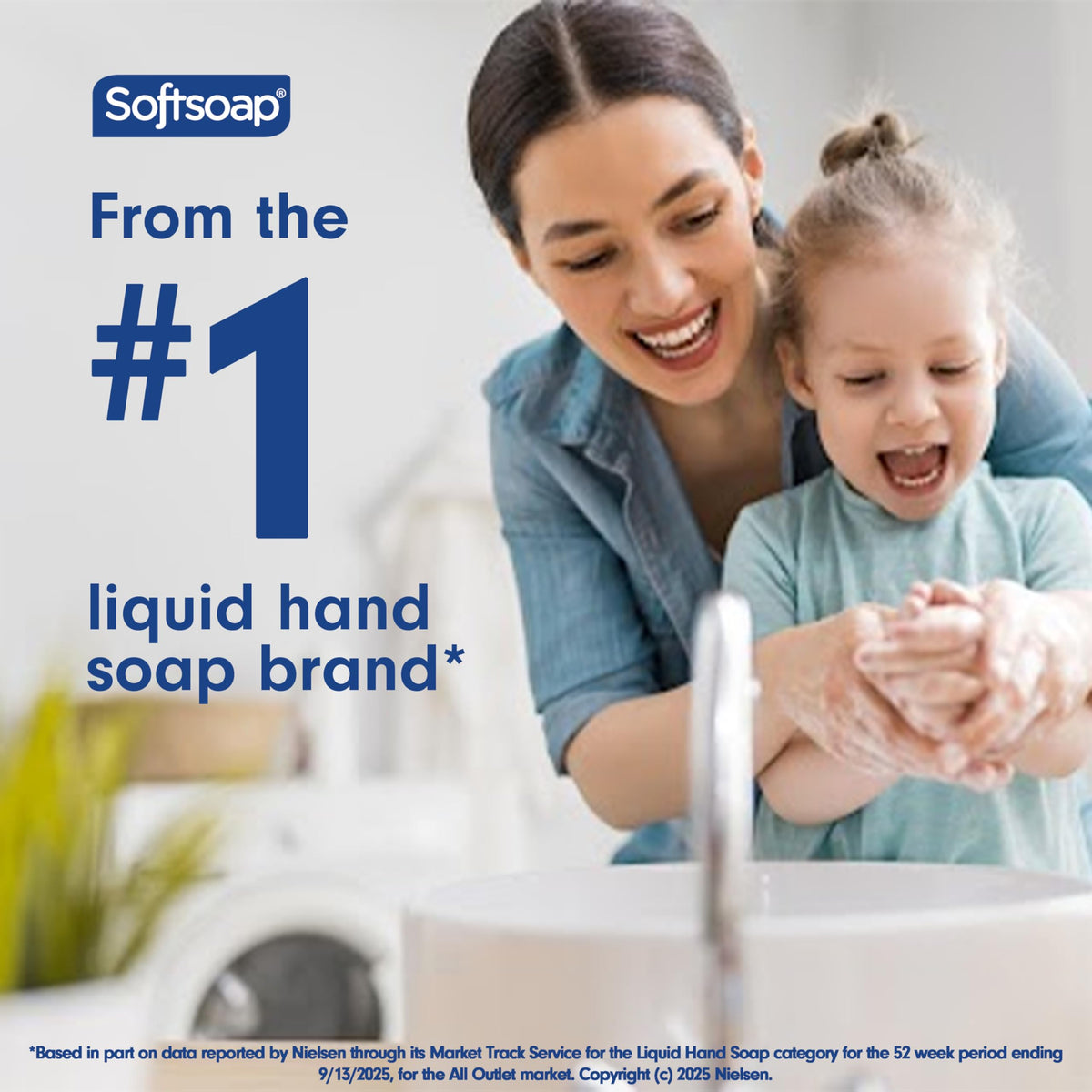 Softsoap bottle beside a kitchen sink emphasizing everyday kitchen use