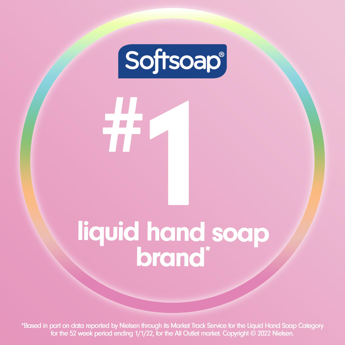 Softsoap creamy lather texture on hands for gentle moisturizing
