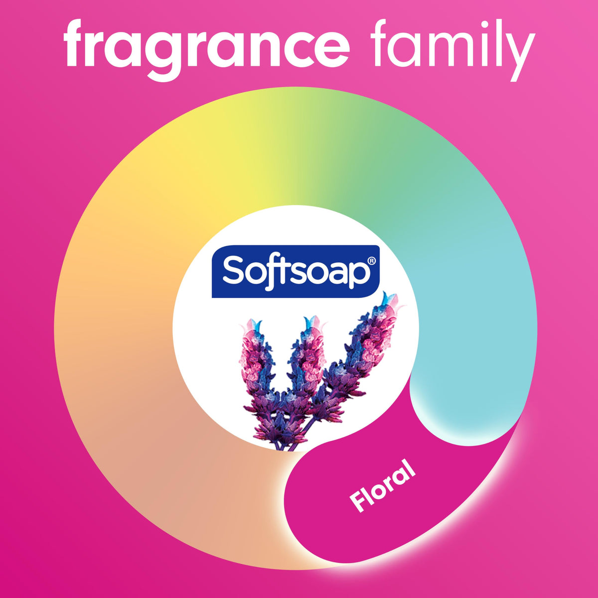 Person washing hands with Softsoap for a calming moisturizing experience