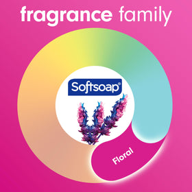 Person washing hands with Softsoap for a calming moisturizing experience