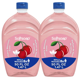 Softsoap Meyer Lemon front packaging showing refill bottles and bright citrus benefit