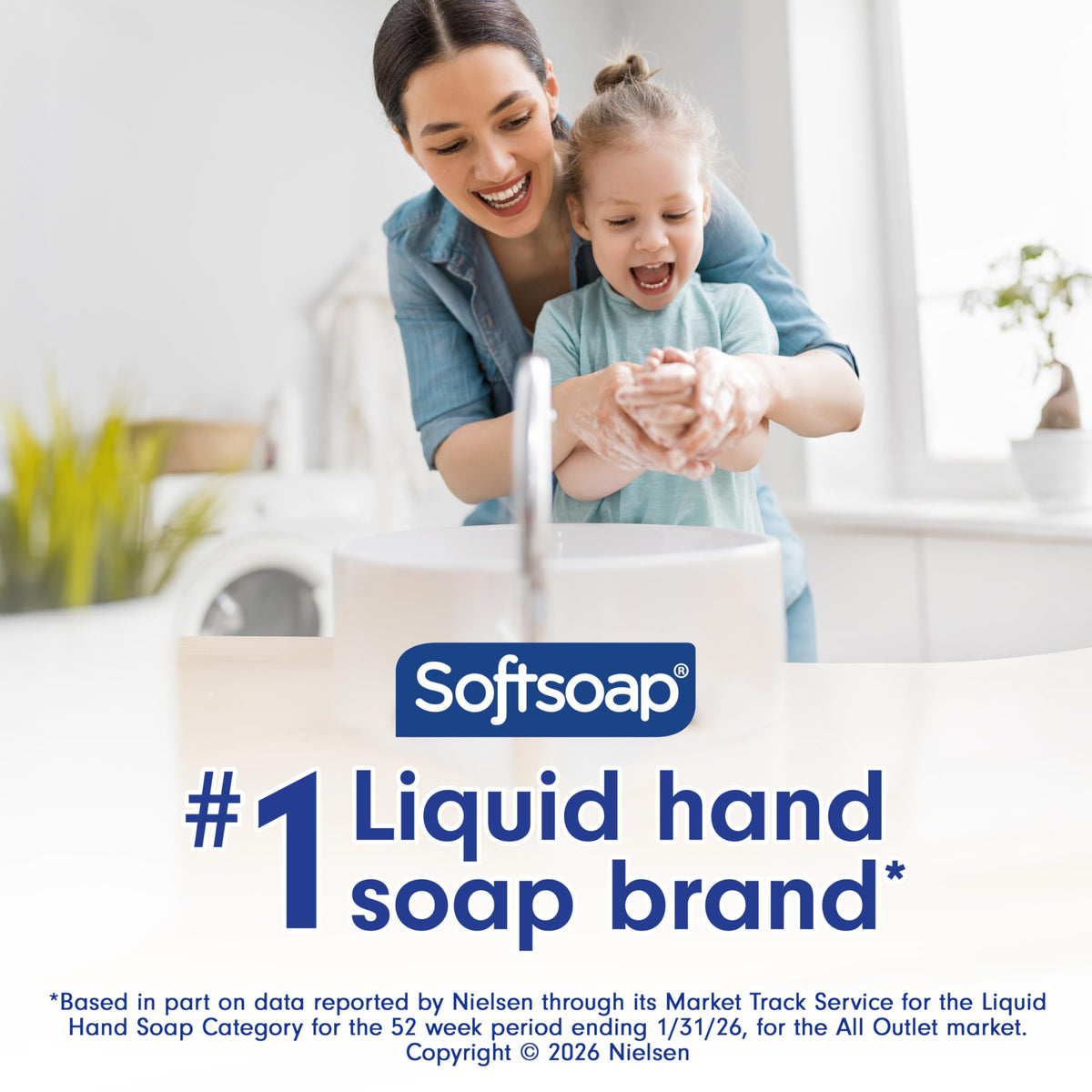 Softsoap six-pack stacked for home supply and value convenience