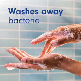 Softsoap foamy texture close-up showing gentle moisturizing lather