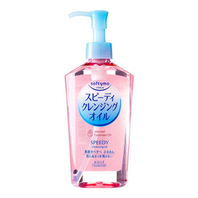 softymo bottle front packaging showing label and 230ml size, quick makeup removal