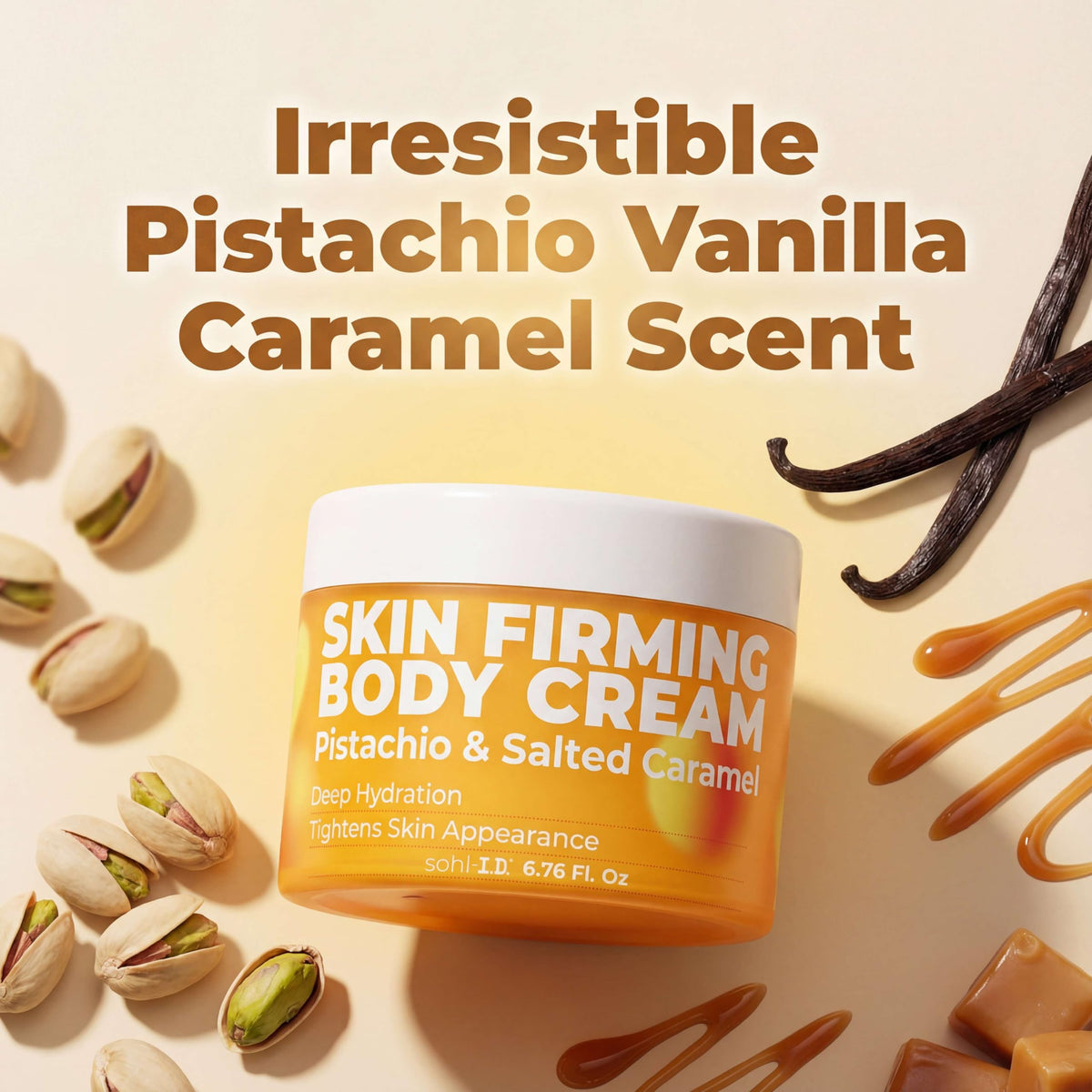sohl-I.D. ingredients flatlay with Brazil nut oil and guaraná highlighting botanicals