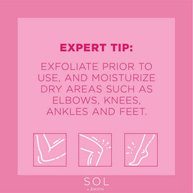 SOL by Jergens self-tanning mitt beside mousse for even, mess-free application