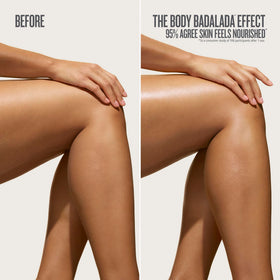Sol de Janeiro hand applying lotion showing quick skin absorption benefit